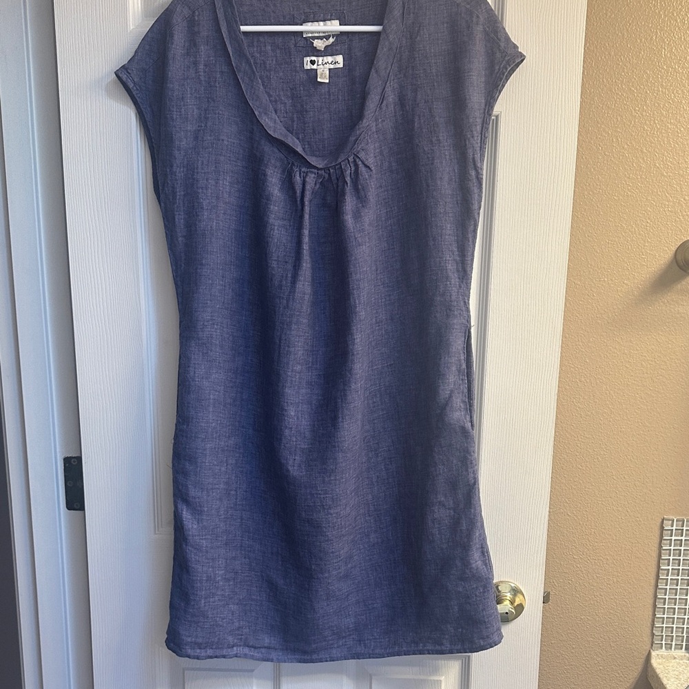 Elegant Blue Tunic Top